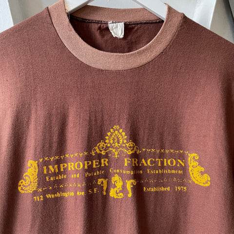 80’s Improper Fraction Bar Tee - Large