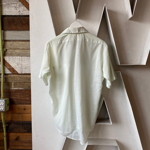 70’s Sheer Button-Up - Large