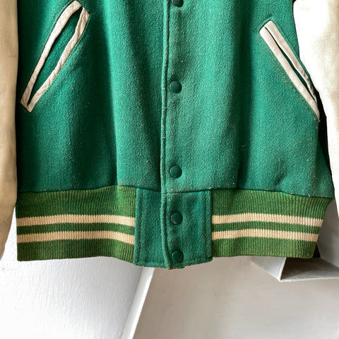 50’s Faded York H.S. Varsity Jacket - Medium