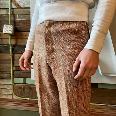 30’s Rough Weave Trousers - 32” x 29.5”