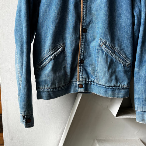 80’s Wrangler Lightwash Trucker Jacket - Small