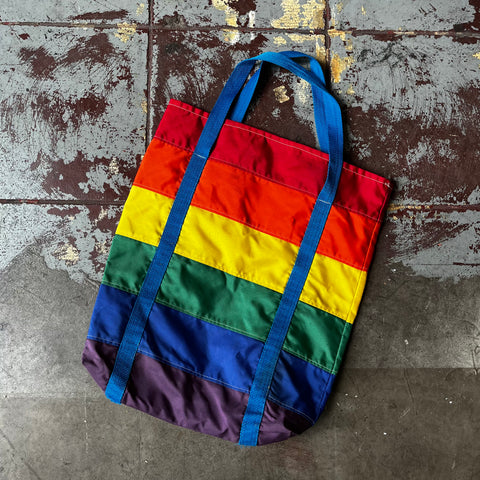80’s Rainbow Tote Bag - OS