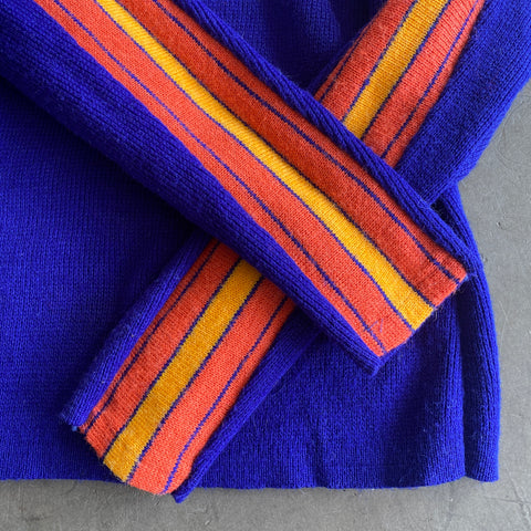70's Striped Sweater - Small