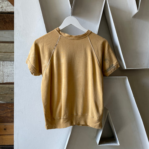 60’s Penney’s Thrashed Short Sleeve Crewneck Sweatshirt - Small