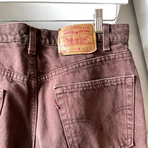 90’s Over-Dyed Levi’s Denim - 32” x 33.5”