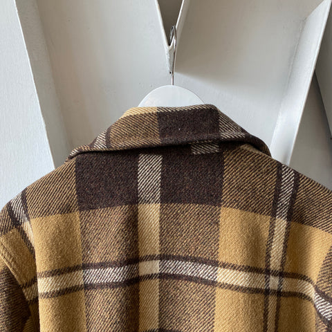 70’s Heavy Wool Flannel - Large