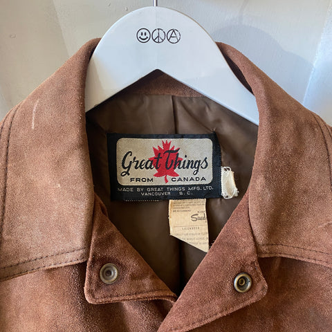 70's Suede Trucker - Large