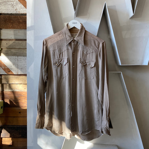 60's Heavy Rayon Shirt - Medium