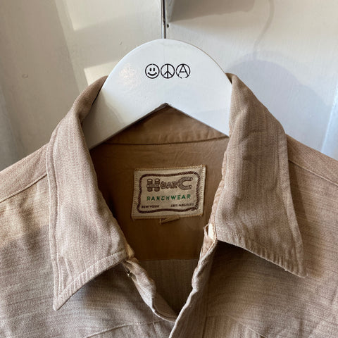 60's Heavy Rayon Shirt - Medium