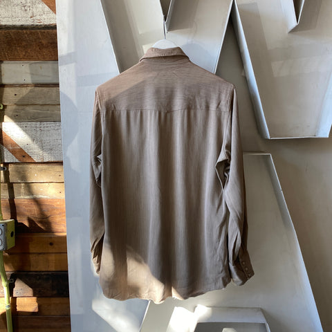 60's Heavy Rayon Shirt - Medium