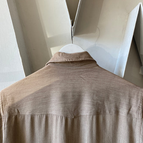 60's Heavy Rayon Shirt - Medium