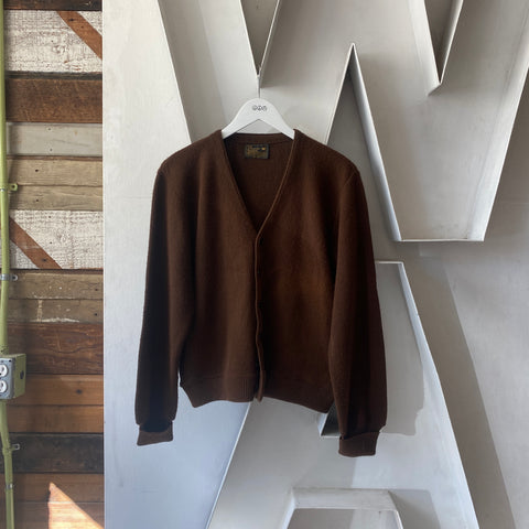 60's JCPenney Brown Cardigan - Medium