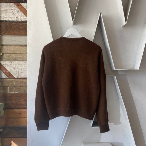 60's JCPenney Brown Cardigan - Medium