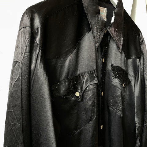 70’s Silk Western Shirt - XL