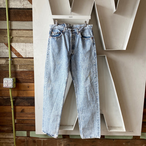 90’s Levi’s Acid Washed 501s - 32” x 32.5”