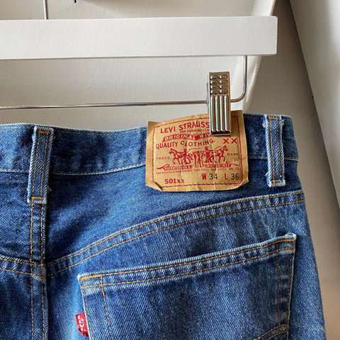 80's Levi's 501 Beauties - 34” x 33”