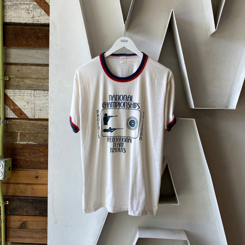 80's Shooting Ringer - XL