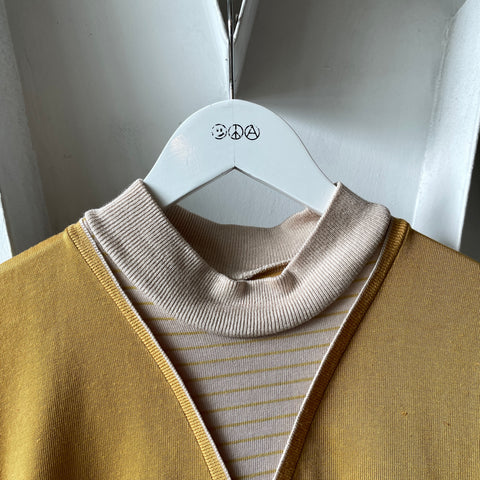 60’s Mock Neck Poly Tee - Medium