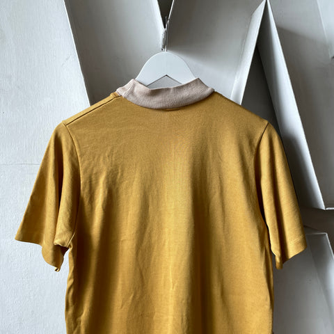 60’s Mock Neck Poly Tee - Medium