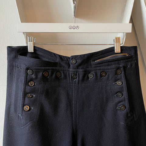 40’s USN Wool Utility Trousers - 33” x 32”