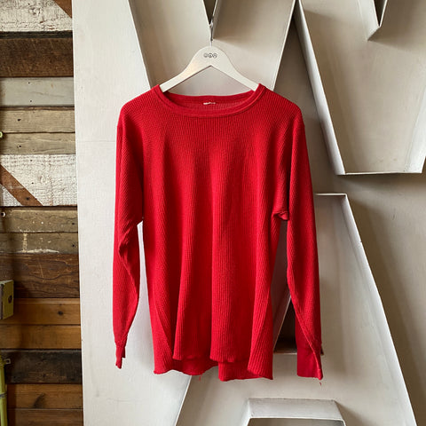 80’s Red Thermal Shirt - Large