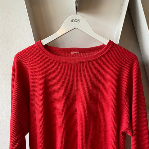 80’s Red Thermal Shirt - Large