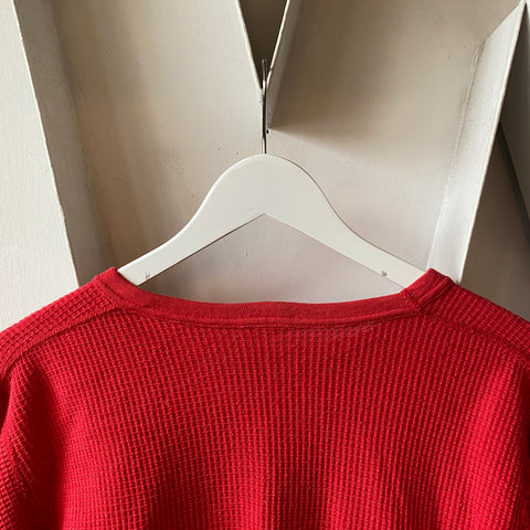 80’s Red Thermal Shirt - Large