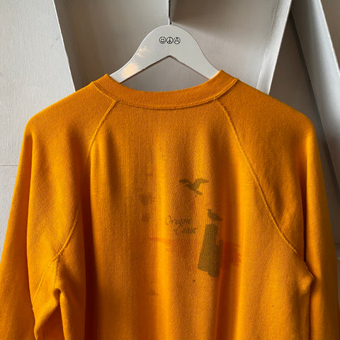 70’s Oregon Coast Raglan Sweatshirt - Large