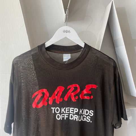 80's Paper-Thin D.A.R.E. Tee - XL
