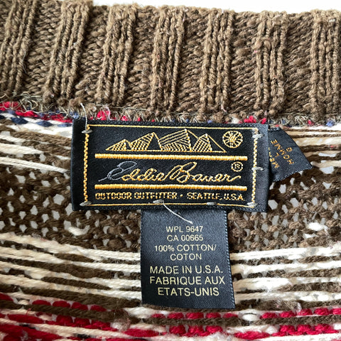 90’s Eddie Bauer Cotton Sweater - Large