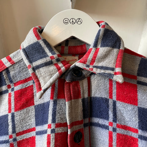 60’s Heavy Cotton Flannel Shirt - Large