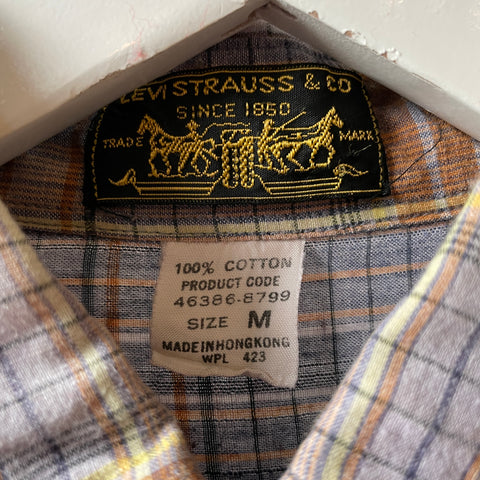 70’s Levi’s Big E Plaid Shirt - XS