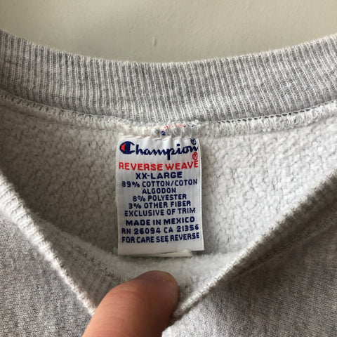 80's Blank Champion Reverse Weave - XXL