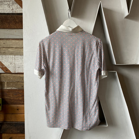 70’s Geometric Collared Shirt - Medium