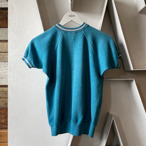 60’s Short Sleeve Ringer Sweatshirt - Small