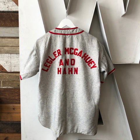 50's Rawlings Wool Baseball Jersey - M/L