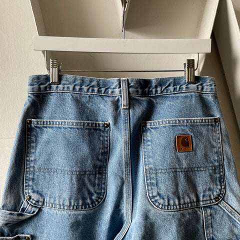 90’s Carhartt Denim Dungarees - 30” x 33”