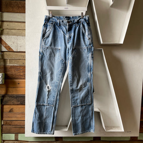 90’s Carhartt Denim Dungarees - 30” x 30”