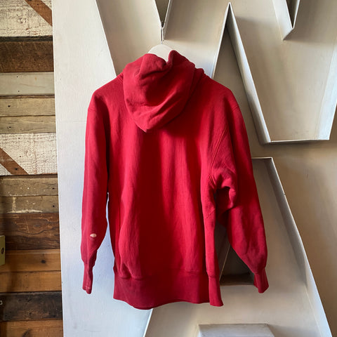 90's Reverse Weave Hoodie - Large