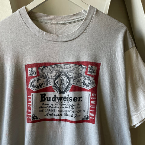 80’s Two Tone Budweiser Tee - Large