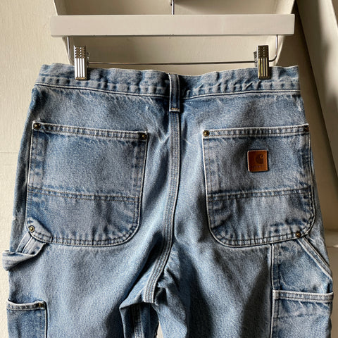 90’s Carhartt Denim Dungarees - 30” x 30”