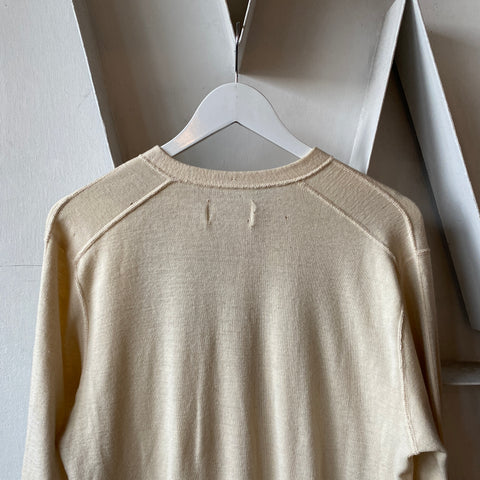 70’s Military Wool Henley - Medium