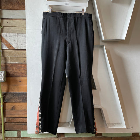 30’s Embellished & Flared Trousers - 34” x 30”
