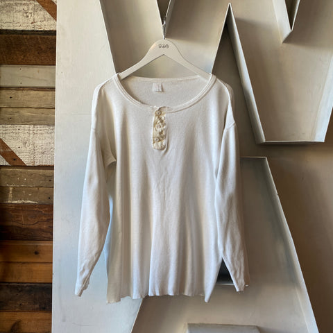 70's Healthknit Henley - XL