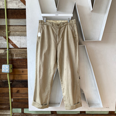 60's Lee Chetopa Twill Trousers - 34” x 30”