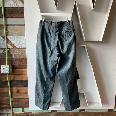 70’s Wool Euro Military Pants - 30” x 30”