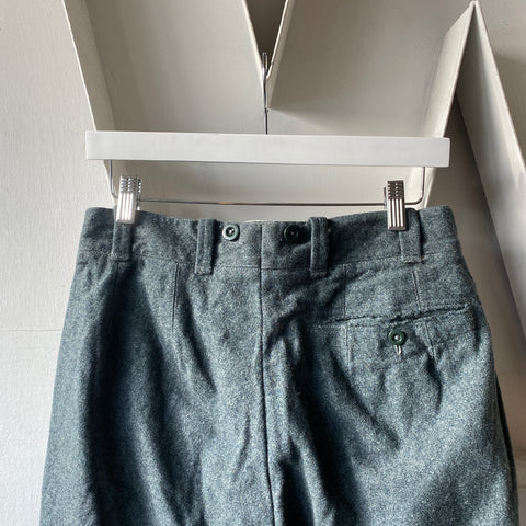70’s Wool Euro Military Pants - 30” x 30”