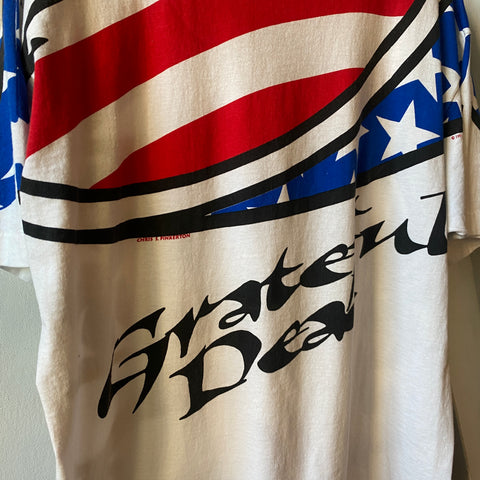 90's Stars And Stripes Grateful Dead - XL