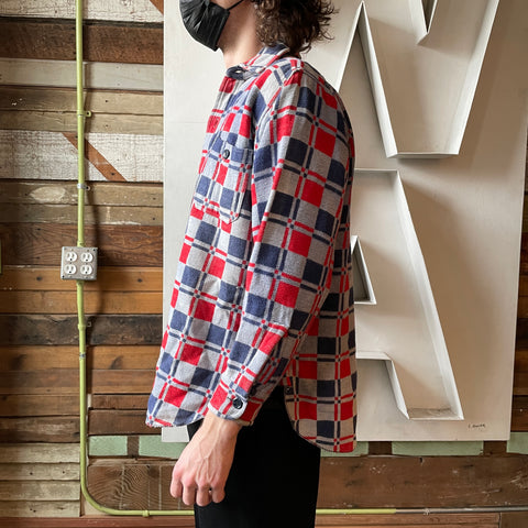 60’s Heavy Cotton Flannel Shirt - Large