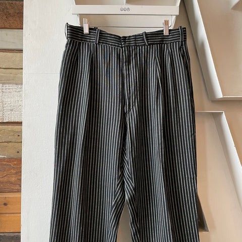 60’s Striped Trousers - 31” x 27.5”